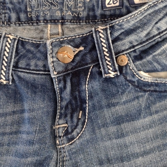 MISS ME SKINNY JEANS JD10425 SIZE 26 LADIES EXCELLENT CONDITION 💞💞💞 - Picture 6 of 8